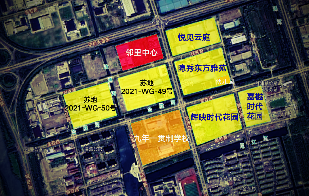 五矿拿下苏地2021-WG-49号地块,总价21.97亿元,楼面价19652元/平米-苏州楼盘网