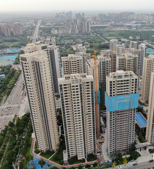 德阳世家雍锦湖21年9月施工进度-德阳楼盘网