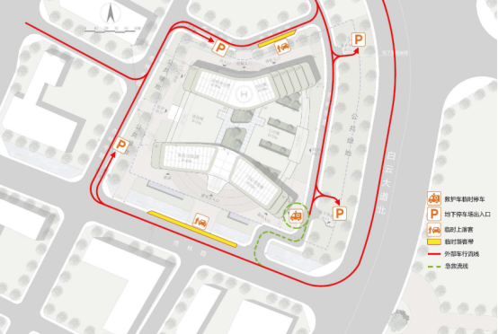 车行流线分析图