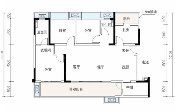 绵阳远大蔚蓝海岸户型图片