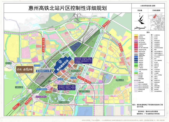 惠州北站片区规划图