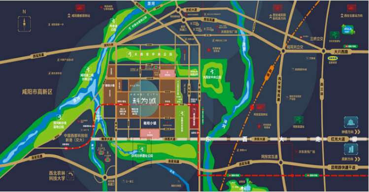 西咸新区沣西新城科为城