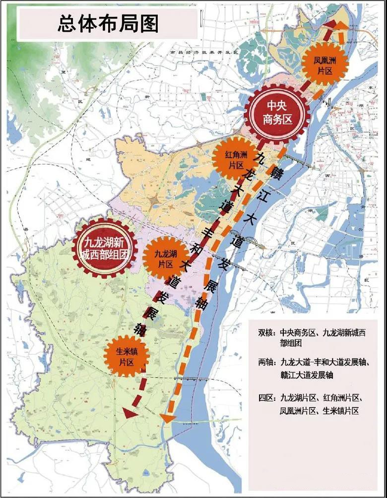 红谷滩区两核心,与红谷滩中央商务区并排的居然是它