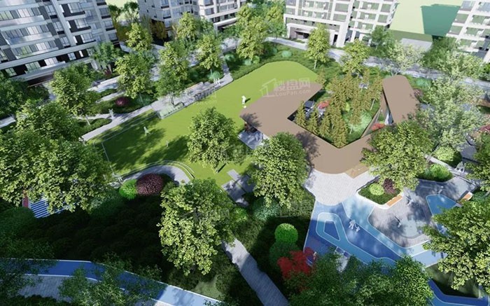 科华云玺台二期围合式景观予生活更多风景