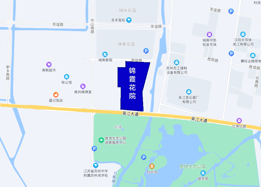 苏府地名函〔2021〕184号：苏州市政府关于同意命名锦霞花院的复函