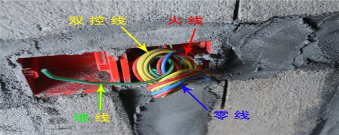 1,根据颜色区分:火线一般颜色为红色,黄色,绿色,零线颜色一般为黑色