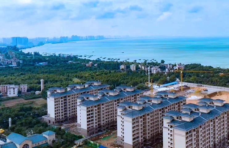 中电海湾国际最新工程建设进度1724楼已封顶