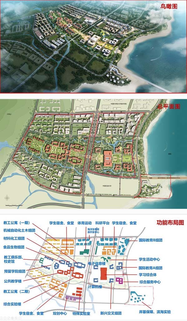 中國海洋大學西海岸新校區九月份啟用-青島樓盤網