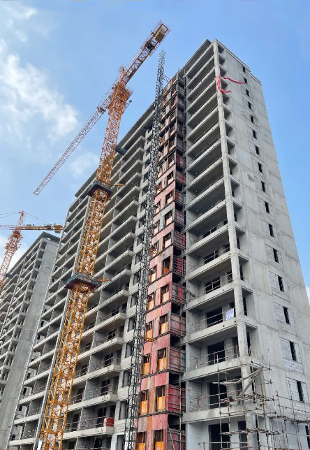 泰州金通桃李园2022年2月工程进度播报