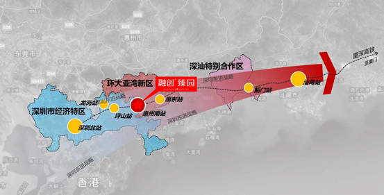 惠阳近港临深,坐享"深圳东进"与"粤港澳大湾区"双重政策利好