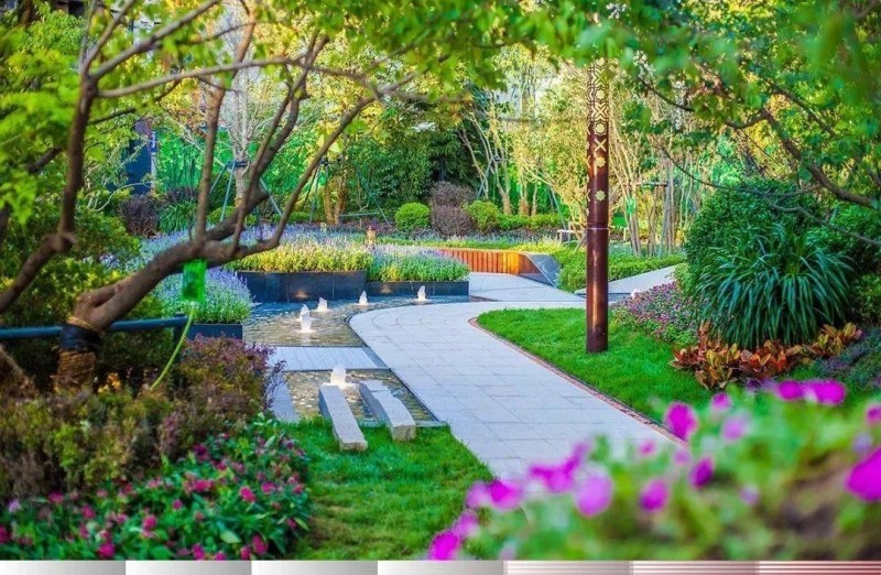 龙湖景粼天著五维园林景观龙湖式绿色人居