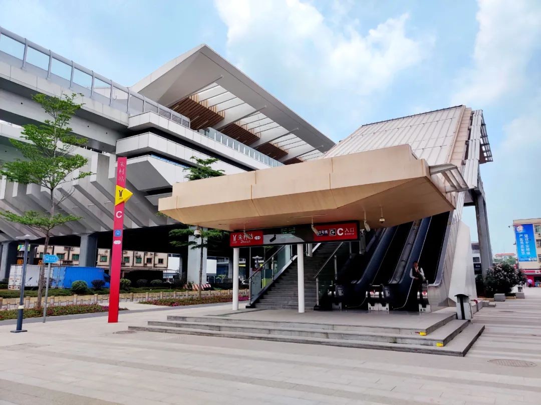 朱村站c出口实景图