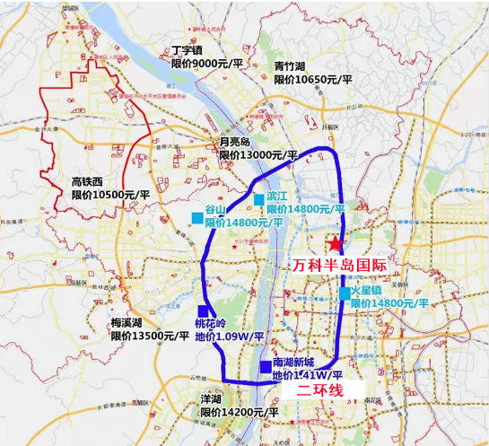 万科成功竞得了位于四方坪的[2021]长沙市047号"地块,这个地块住宅