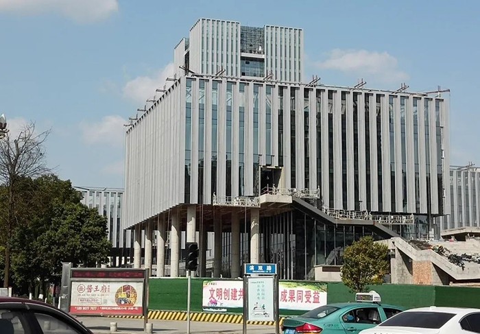 最新实拍南充双创中心南充又一新地标