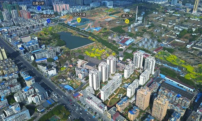 30张高清航拍大图,带你从各个角度看顺庆7大板块-南充楼盘网