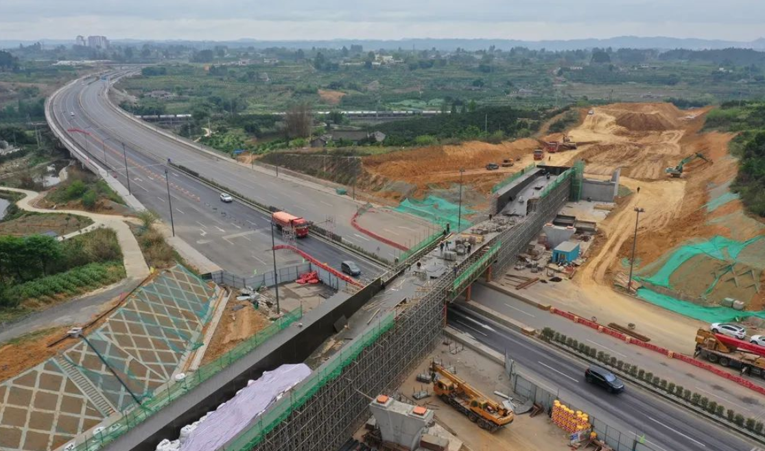 眉山滨江大道北段东线项目 预计今年10月完工