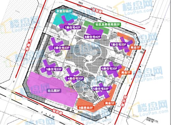 8棟住宅幼兒園農貿市場佛山新城碧桂園世紀中心規劃出爐