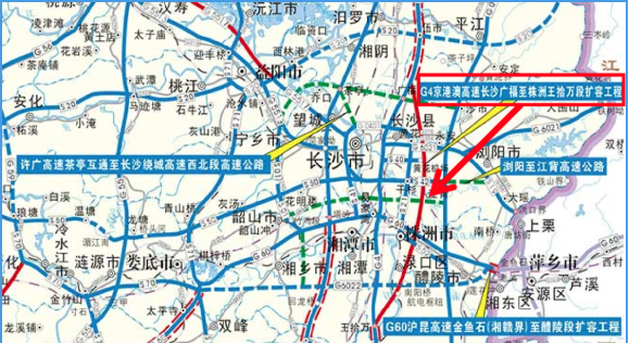 京港澳高速全程地图图片