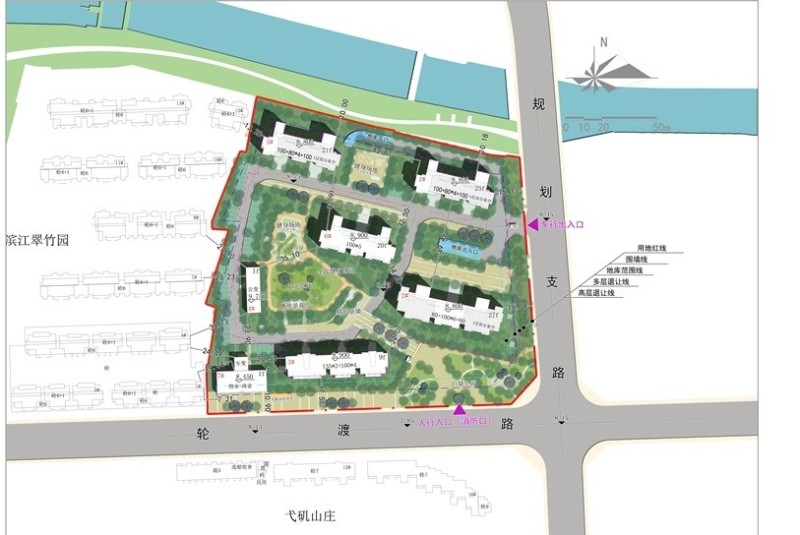 芜湖市镜湖区天成滨江府(公交公司三期地块2120号宗地)规划批前公示-芜湖楼盘网