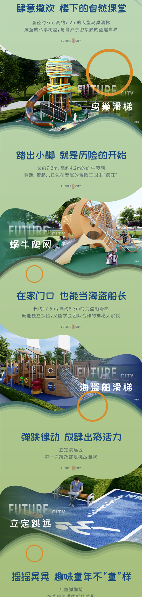 涿州中冶未来城社区儿童乐园-孩子成长的“刚需”!