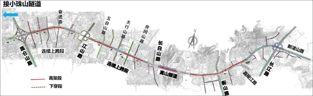 青岛西海岸新区首条东西向快速路加速推进！