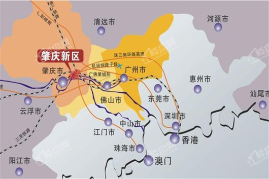 肇庆大旺高新区地图