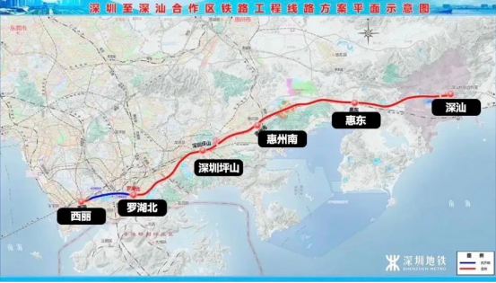 深汕高铁规划图