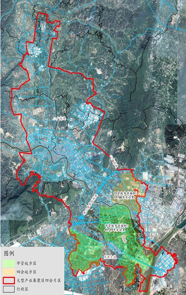 廣佛肇輕軌連接線a線延長線,崗美路,匯盛路等三條道路已啟動勘察設計.