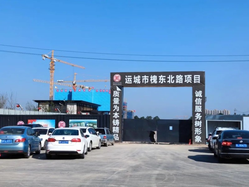 槐东北路（后稷街-大禹街）施工现场