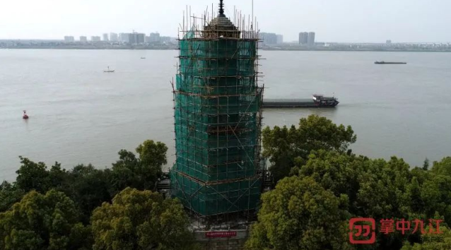 历时七个月修缮，九江锁江楼塔重焕新姿