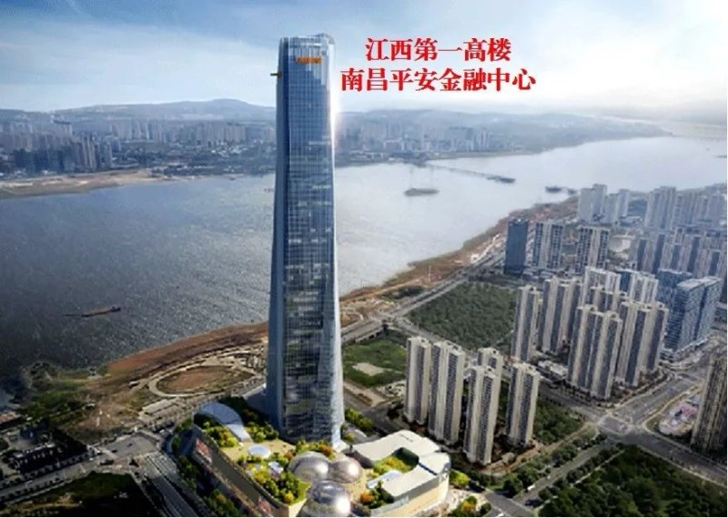 南昌平安国际金融中心,江西第一高楼,九龙湖板块
