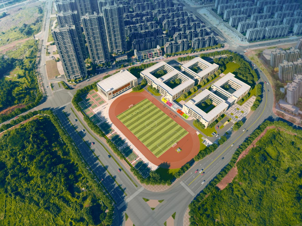 石钟山路学校和阁皂山大道学校开工了!未来将辐射多个小区
