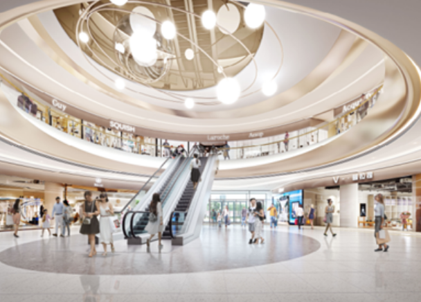 联泰万悦汇快速兑现红角洲压轴商业外立面施工有大进展