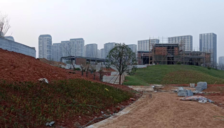 赣江市民公园,九龙湖片区,项目施工