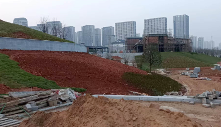 赣江市民公园,九龙湖片区,项目施工