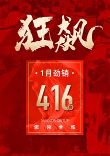 达州远达：1月业绩416套，"现象级"红盘傲领达州！