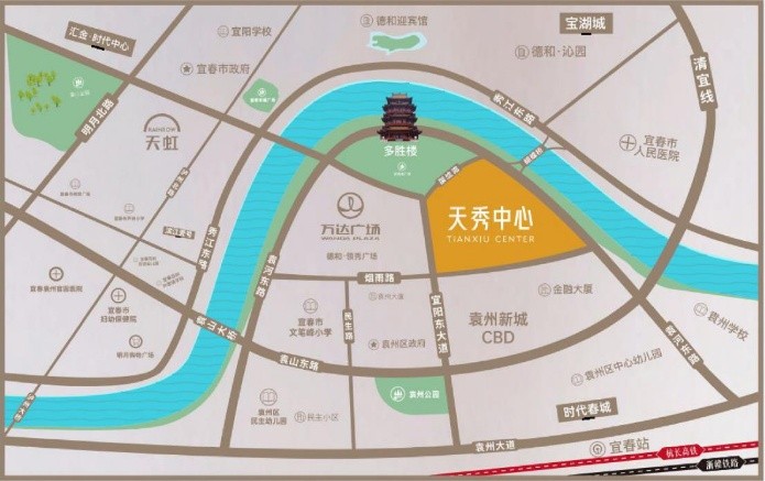 宜春城市新地标·天秀中心