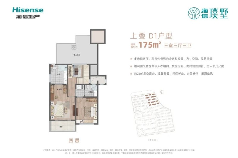 扬州海信鸿扬世家叠墅户型