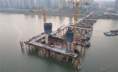 洪州大桥主塔预计5月封顶！门塔的“昌”字雏型已现！
