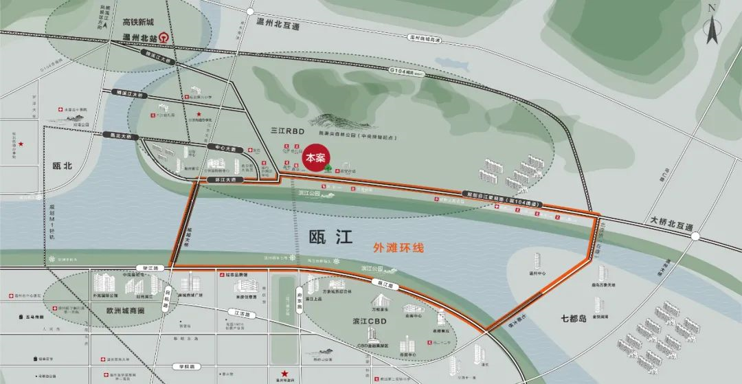 温州北站金水路线路图图片