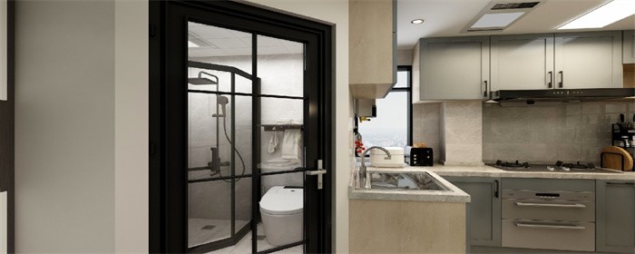 厨房卫生间一间房怎么设计