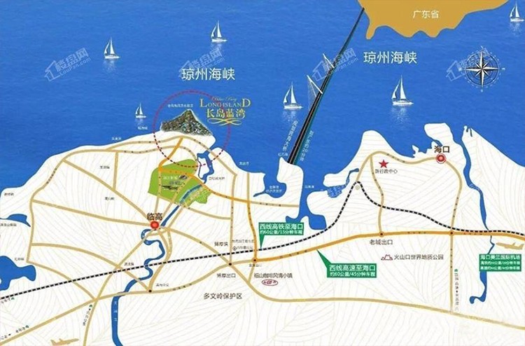 临高跨海大桥规划图片