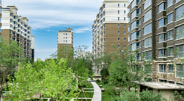 燕郊密度最低楼盘夏威夷蓝湾65万实景园林炎炎夏日清风拂面享受健康