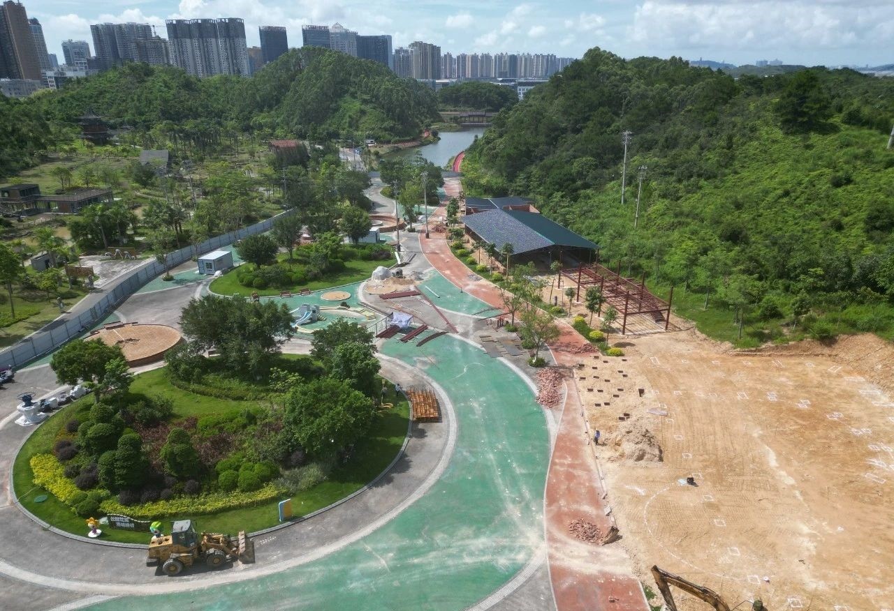 防城港市园博园儿童游乐设施项目建设有序推进