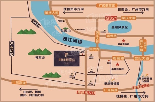 高要南岸地图高清全图图片