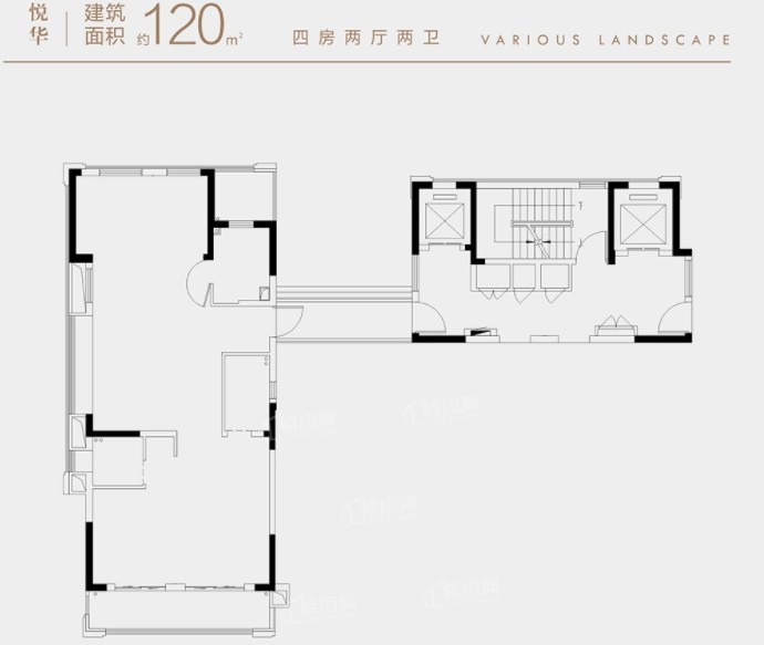 房屋面积120㎡