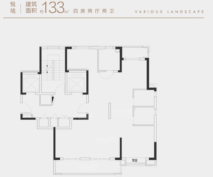 房屋面积133㎡