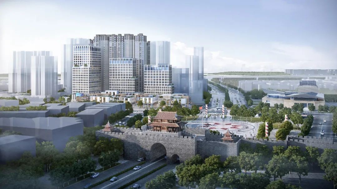 曲靖南城门，金博玫瑰中心：城市繁华焦点与未来希望