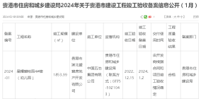 2024年1月份贵港市获得验收竣工备案楼盘，有你买的楼栋吗？