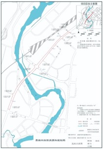 连接火车站片区与旗峰新区 高旗大道（1标道路工程）正在公示中